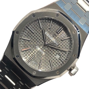 オーデマ・ピゲ AUDEMARS PIGUET ロイヤルオーク 15400ST.OO.1220ST.04 グレー ステンレススチール 腕時計 メンズ 中古