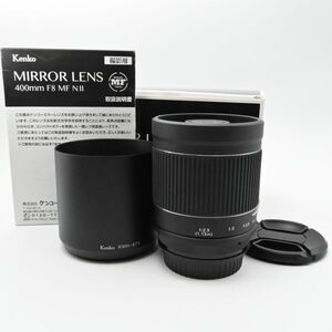 【新品級の極上美品/動作◎】Kenko 望遠レンズ ミラーレンズ 400mm F8 NII キヤノンEF　ケンコー