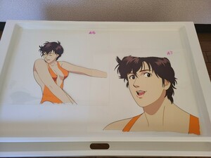 シティーハンター　セル画　CITYHUNTER 直筆動画付き　２枚セット