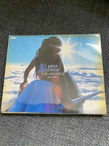 【4枚まで送料一律185円】Misia　ミーシャ　Love is the message 透明のカバーにくすみあり