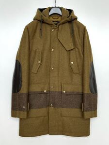 ほぼ新品★L.L.Bean 筆記体 ウール コート S ヴィンテージ ビンテージ 復刻 エルエルビーン ビーン レザー ジャケット