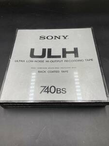 【A-115】未開封 SONY ULH 740BS　オープンリールテープ 2枚セット ソニー オーディオ
