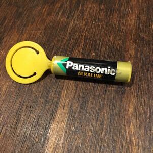 Panasonic アルカリ電池 ブックマーカー ノベルティ 昭和レトロ 販促 チープ玩具 企業グッズ しおり