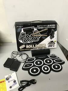 訳あり　動作OK! ROLL DRUM-228　電子ドラム　USB