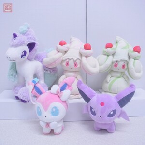 ポケモンセンター ぬいぐるみ エスパー/フェアリータイプ まとめて5体セット 紙タグなし ポケットモンスター ニンフィア エーフィ 他【20