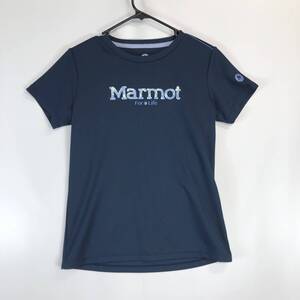 マーモット Marmot 半袖速乾Tシャツ ダークネイビー レディースSサイズ MJT-S6534W