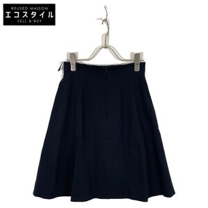 FOXEY フォクシー 22年 42691-SS0006K Skirt Lilly Bel ブラック 38 スカート コットン レディース 中古