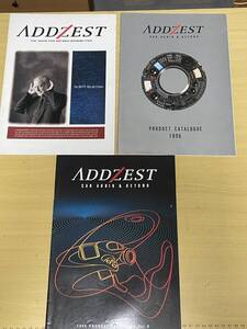 90年代　ADDZESTカーオーディオ　ナビ　カタログ　1994.11　1995.11　1996.11　3冊セット