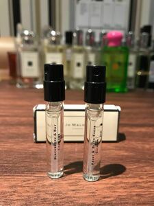 《送料無料》 ジョーマローン ブラックベリー ＆ ベイ 1.5ml + ピオニー ＆ ブラッシュ スエード 1.5ml (サンプル 2本組 箱入) ※未使用※