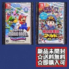 スーパーマリオブラザーズワンダー　桃太郎電鉄ワールド地球は希望でまわってる!