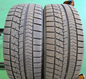 送料無料　スタッドレス　215/55R17　BS　VRX　2021年製　2本セット　7.5mmぐらい