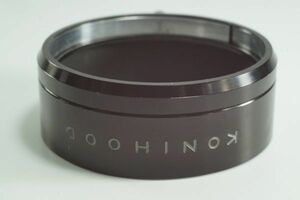 ふーど046★送料無料 並品★KONIHOOD 51mm フィルター径49mm カブセ式 標準用メタルフード