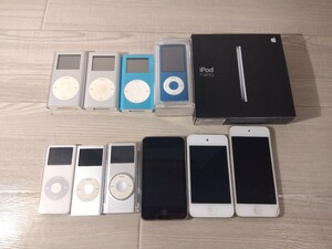 【M613】 iPod おまとめ nano touch mini 2GB 4GB 6GB 8GB 32GB A1421 A1367 A1288 A1285 A1137 A1051 A1199 