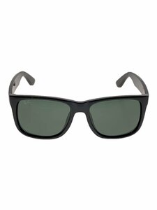 Ray-Ban◆サングラス/ウェリントン/プラスチック/BLK/GRY/メンズ/RB4165-F