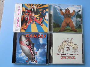 中古ＣＤ◎ウルフルズ　４枚まとめて（レッツ・ゴー・ウルフルズ・バンザイ・Ｓｔｕｐｉｄ＆ｈｏｎｅｓｔ）◎