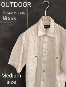 ★送料無料★ OUTDOOR アウトドア シャツ チェックシャツ Medium