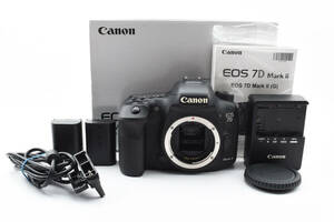 ★超美品★ キヤノン Canon EOS 7D Mark II ボディ ショット数16,386枚 バッテリー2個 元箱★ワンオーナー #17762T