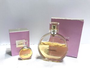 ■【YS-1】 香水 ■ シャネル CHANEL ■ チャンス パルファム 7.5ml チャンス EDT 100ml ■ 2点セット 【同梱可能商品】■D