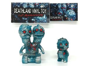 K11-398-0911-057●【中古】DEATHLAND VINYL TOY Twins ＆ 屍怪童 ソフビ フィギュア　2体セット