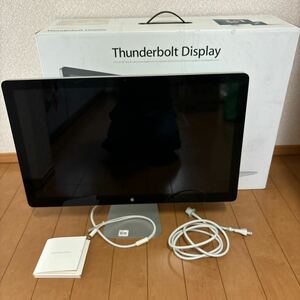 Apple Thunderbolt Display 27インチ MC914J/B 外箱あり 液晶焼けあり 動作確認済み S-148