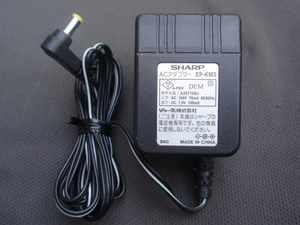 SHARP ACアダプタ EP-KM3 (電話機用 7.5V 100mA) 送料230円から ②