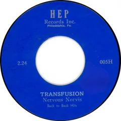 米7" Nervous Norvus / Buddy Holly Transfusion / Rave On 005H Hep Records /00080