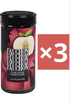 フォション紅茶アップル3缶　FAUCHON紅茶