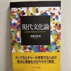 現代文化論 社会理論で読み解くポップカルチャー