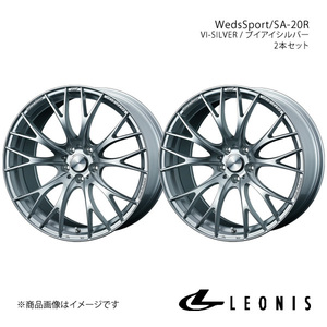 WedsSport/SA-20R インサイト ZE4 純正タイヤサイズ(235/35-19) ホイール2本セット【19×8.5J 5-114.3 INSET45 METAL-BLACK/F】0072784×2