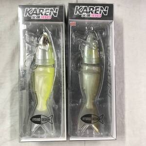 te358 送料無料！2点セット O.S.P KAREN 180 火蓮 180 ゴーストアユ チャートバックシャイナー