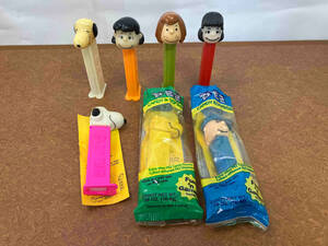 現状品 PEZ ペッツ スヌーピー 当時物 ７個