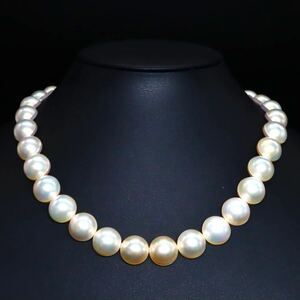 1円〜!!美品!!テリ良し!!TASAKI(田崎真珠)★マベパールネックレス★N 約64.4g 約45.5cm pearl necklace jewelry ジュエリー FD9/FE0.M56