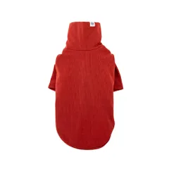 MANDARINE BROTHERS マンダリンブラザーズ ベーシックリブTシャツ BASIC RIB T-SHIRT 犬 服 袖付き (RED, 5L) [RED] [5L]