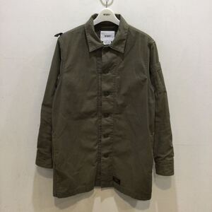 WTAPS ダブルタップス 172WVDT-JKM02 BUDS LONG JACKET COAT ミリタリーロングコート カーキ サイズ01 590693