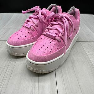 【NIKE】ナイキ 22.5 エアフォース1 スニーカー ピンク