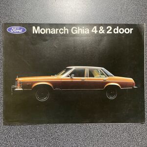 カタログ アメ車 FORD Monarch Ghia フォード マーキュリー モナーク ギア 4 & 2ドア 中古品！