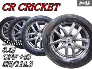 KYOHO 共豊 CR CRICKET クリケット 16インチ 6.5J +48 5穴 PCD114.3 ホイール 215/60R16 タイヤ ノア ヴォクシー セレナ ステップワゴン