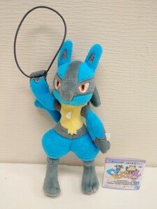 ポケットモンスター ぐらぶらりんぬいぐるみ～カビゴン・ルカリオ・マホミル・ドラメシャ～ルカリオ タグ付　ポケモンドール人形フィギュア