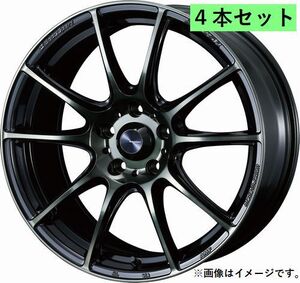 個人宅発送可能 ウエッズスポーツ WedsSport 18X7.5J +45 5穴 PCD114.3 WBC ホイール 4本セット SA-25R エスエーニーゴーアール (73736)