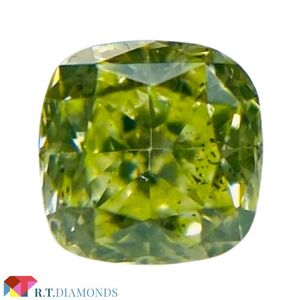 FANCY YELLOW GREEN 0.101ct X/RT2916/CGL