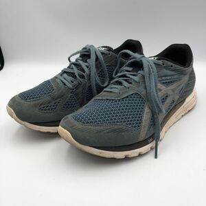 K883 ASICS アシックス メンズ ランニングシューズ スニーカー US7.5 25.5cm ブルーグレー メッシュ