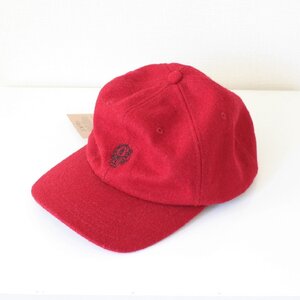 未使用品！ CLUCT クラクト キャップ WOOL CURVED BRIM CAP 赤 （w-7420506）