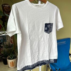 日本製　HRM ガイジン　デザインTシャツ　白SM