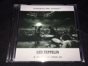 ●Led Zeppelin - Everybody Feel Alright? : Empress Valley プレス2CD