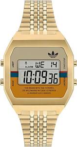 【期間限定新品】[アディダスオリジナルスウォッチ] 腕時計 DIGITAL TWO AOST23555 ゴールド