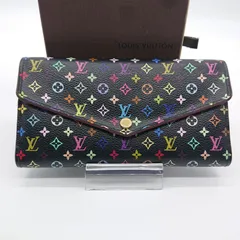 【美品】LOUIS VUITTON ルイヴィトン マルチカラー ポルトフォイユ　サラ　箱付き