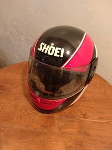 R61205-15 SHOEI 昭和系 街道レーサー カフェレーサー フルフェイス ヘルメット サイズM