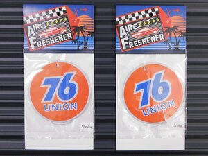 送料\94【76・セブンティシックス】※《エアーフレッシュナー2枚・バニラ》　AIR FRESHENER　アメリカン