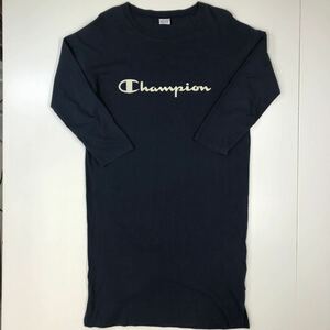 champion チャンピオン　ワンピース　長袖Tシャツ　レディース　膝丈　Mサイズ　24-28a