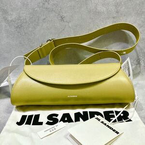 新品正規品 定価25万円 JIL SANDER 24FW CANNOLO スモール ショルダーバッグ ジルサンダー カンノーロ ペールイエロー 24AW